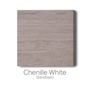 Chenille White-Sandblast