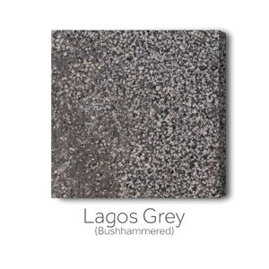 Lagos Grey-Bushhammered
